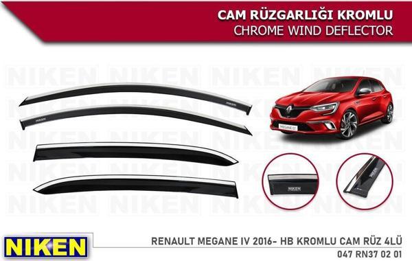 Renault Megane 4 hb Kromlu Cam Rüzgarlığı Niken 2016+ - Image 1