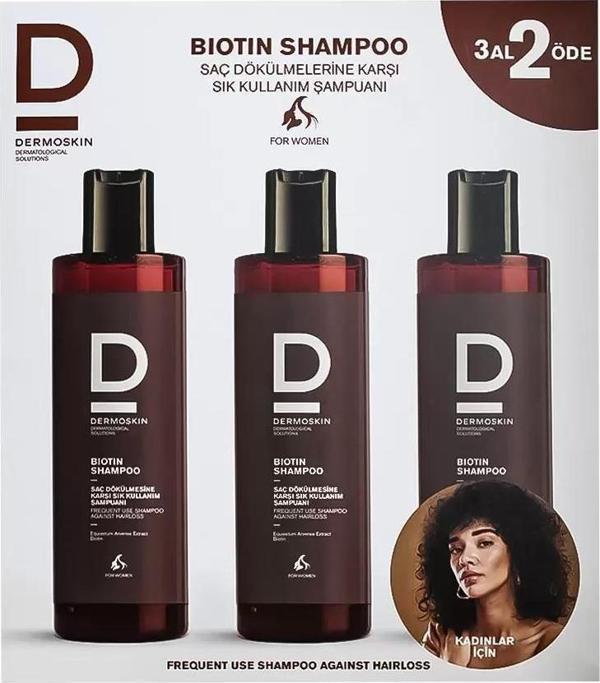 Dermoskin Biotin Shampoo For Women 200ml 3 Al 2 Öde - Image 1