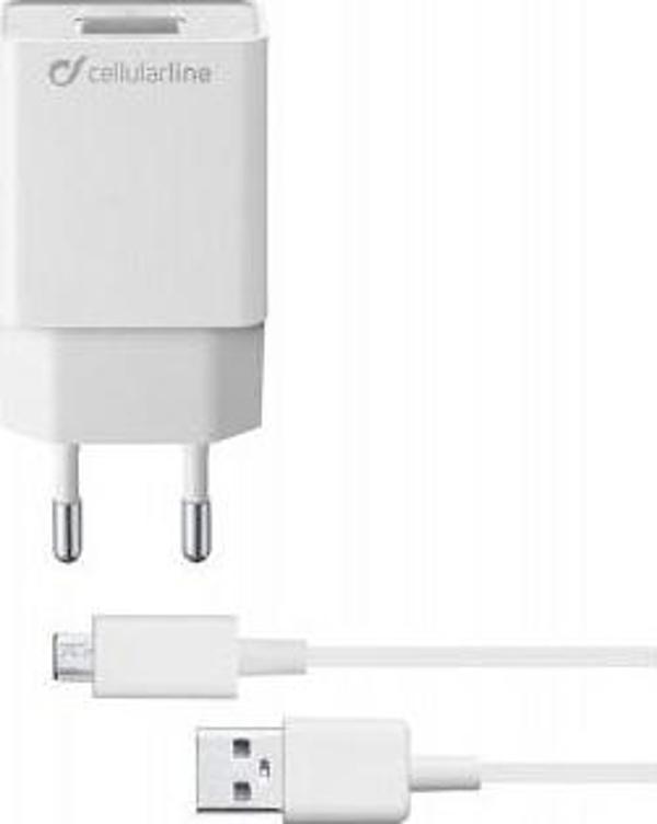 Cellularline Micro USB Seyahat Şarjı 5W (Kablo+Adaptör) - Image 1