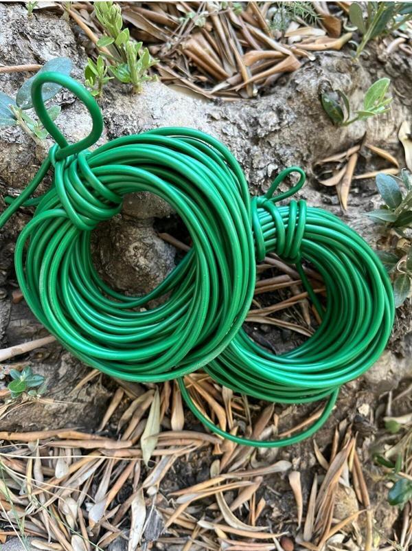 Aymen Çiçekçilik 2 Adet Fidan Bağlama İpi 10 Metre - 3 Mm (Toplam 20 Metre) Sera İpi Fide Bağ Dal Bitki Bağlama İpi - Image 1