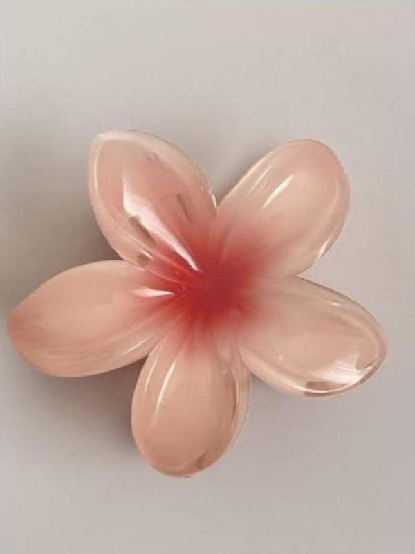 Lotus Hawaii çiçekli mandal saç tokası  - Image 1