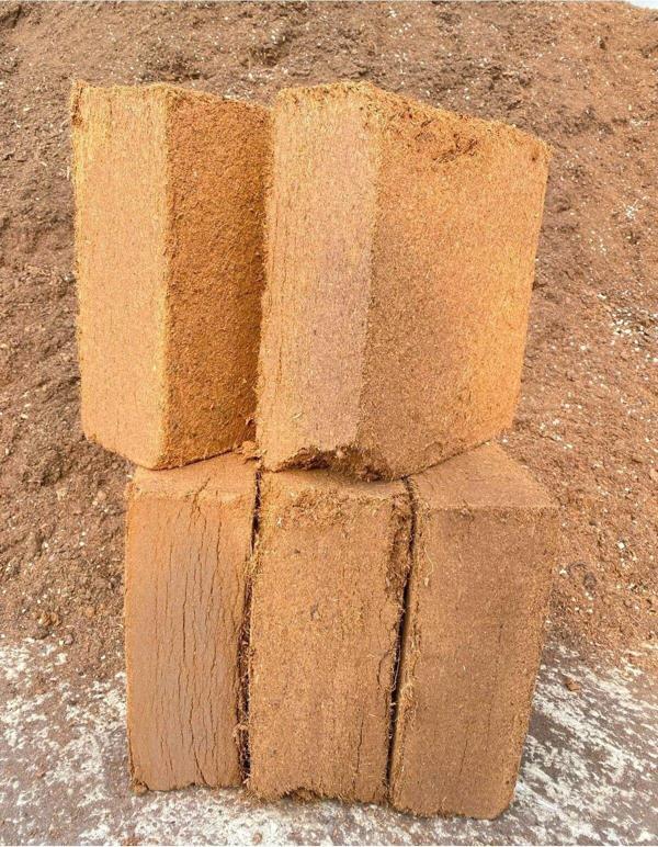 Aymen Çiçekçilik 5 Adet 300 - 325 Litre Sıkıştırılmış Hindistan Cevizi Torfu - Blok Ithal Organik Cocopeat Kokopit - Image 1