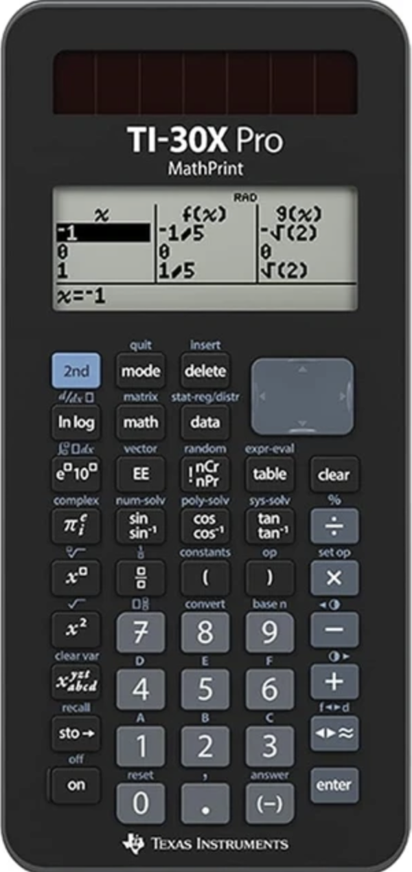 Texas Instruments TI-30X Pro Mathprint Hesap Makinesi - Image 1