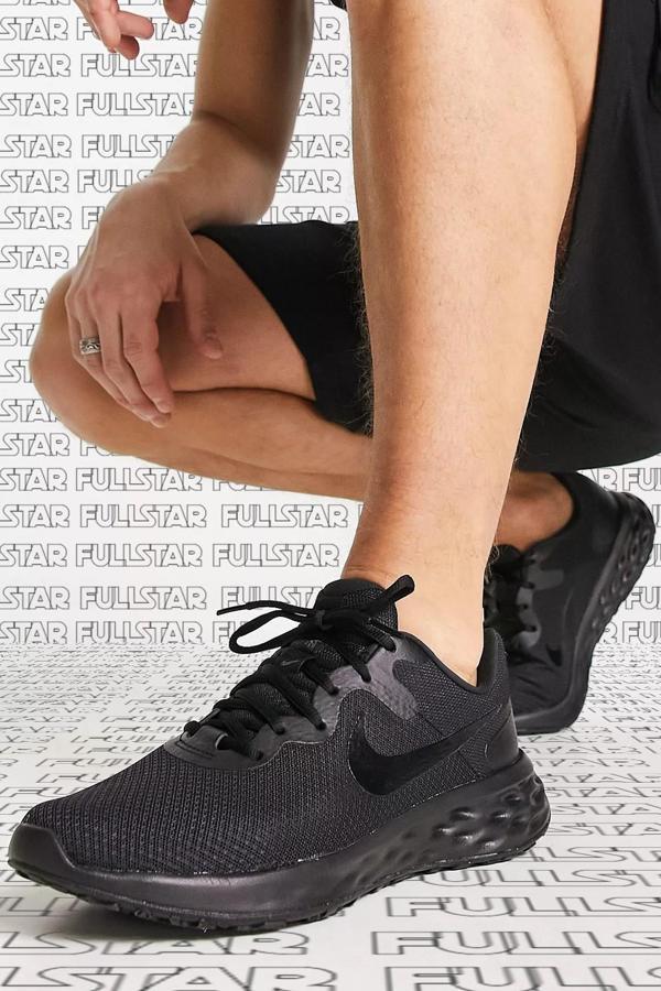Nike Revolution 6 NN Walk Running Shoes Yürüyüş Koşu Ayakkabısı Siyah - Image 1