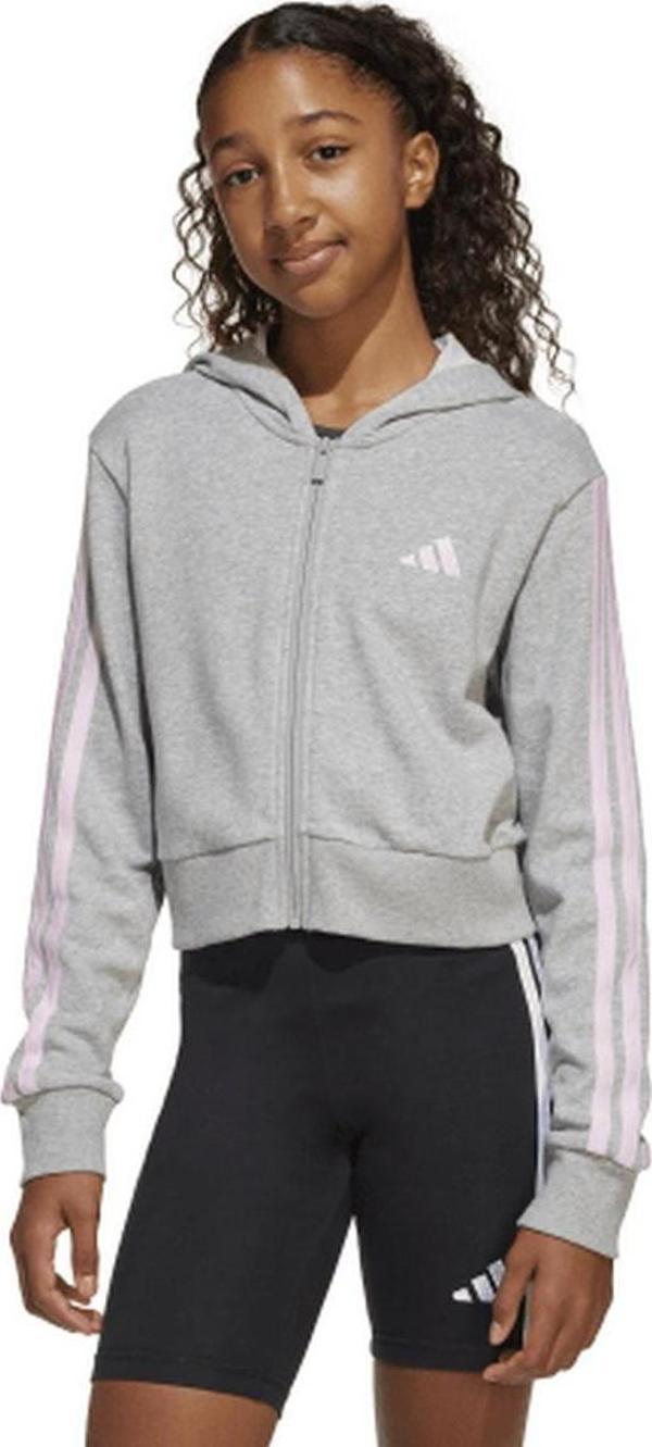 Adidas JJ0949 Jg 3S Ft Fz Cro Kız Çocuk Spor Ceket - Image 1