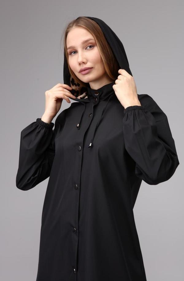 Kadın Spor Kapüşonlu Trençkot - Kap - Image 1