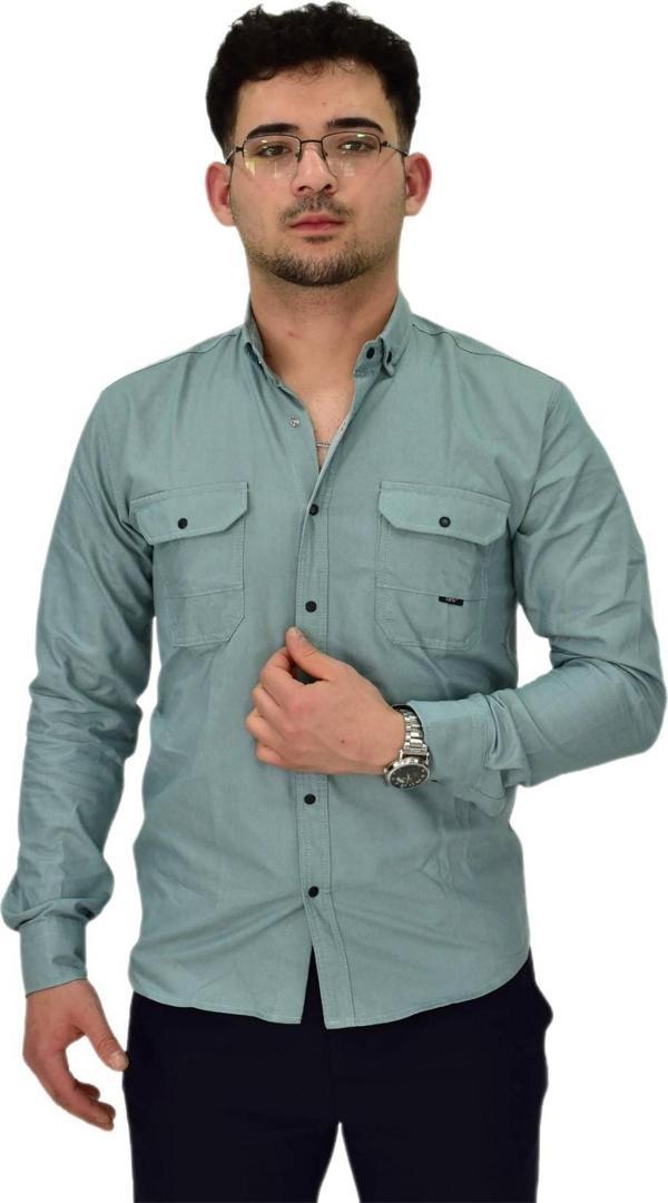 Erkek Spor Likralı Gömlek BGL-ST04343 - Image 1