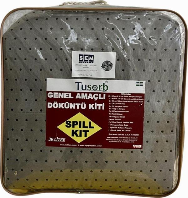 Tusorb Genel Amaçlı Döküntü Dökülme Temizleme Kiti 30 Litre - Image 1