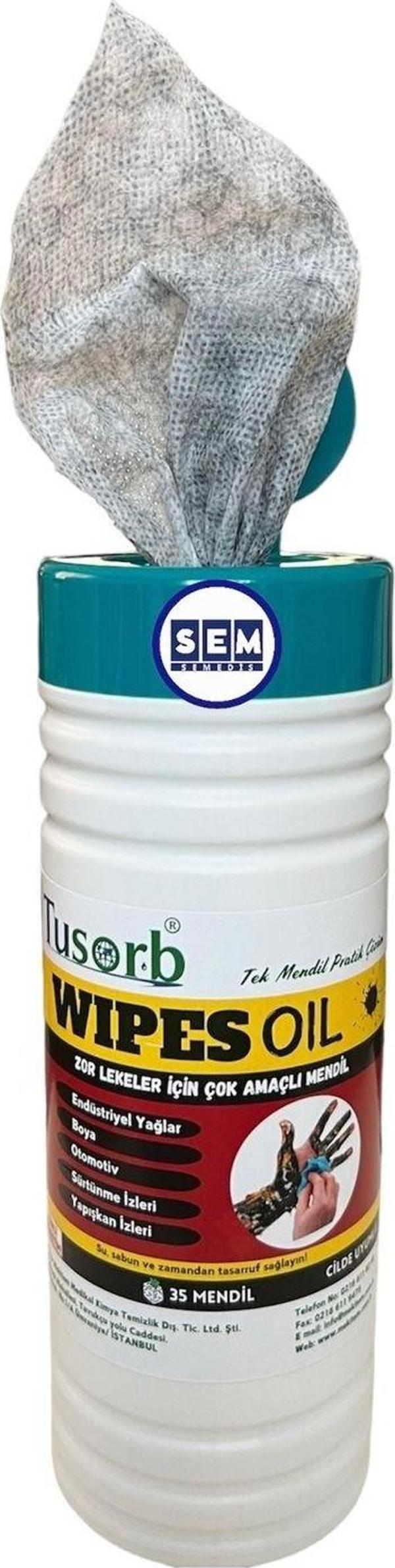 Semedis Wipes Oil Endüstriyel Temizleme Mendili - Image 1