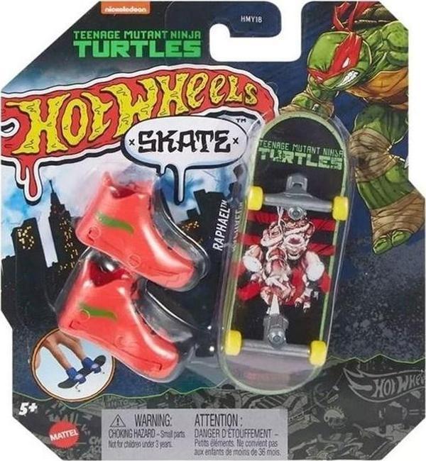 Hot Wheels Skate Temalı Parmak Kaykay ve Ayakkabı Raphael HVK33 - Image 1
