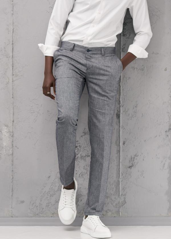 Slimfit Pamuklu Yan Cep Yazlık Gabardin Pantolon  - Image 1