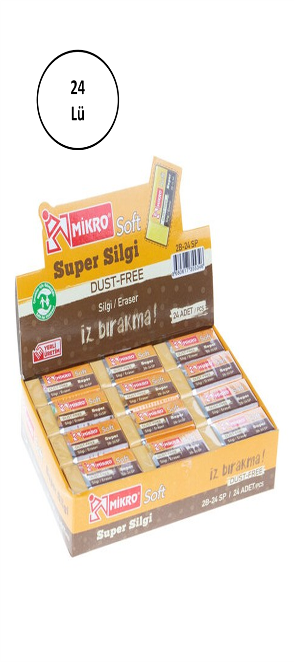 Mikro Silgi 2B-24Sp Süper Soft 2B24Sp 24'lü - Image 1