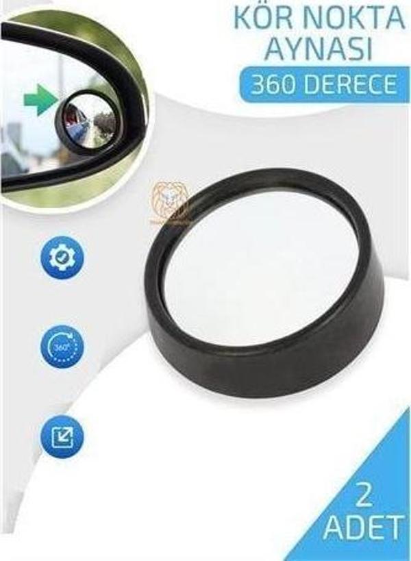ModaCar Araç Kör Nokta Aynası Dönerli 360 D 2 ADET - Image 1