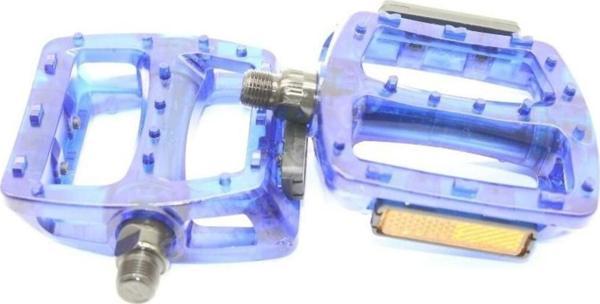 Neco Wp601 Geniş Mtb Bmx Platform Pedal 110 X 100 Mm 415 Gram Transparan Mavi - Image 1
