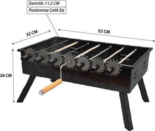 ÇEVİRMELİ KARA MANGAL - Image 1