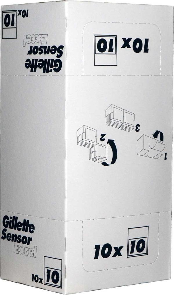 Gillette Sensor Excel Tıraş Bıçağı 10'lu Yedek - Image 1