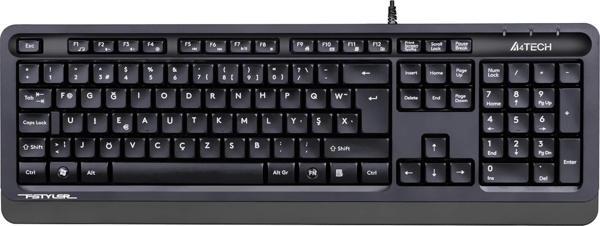 A4 Tech Fk10 F Usb Fsytyler Gri Tr Fn-Multimedya Klavye - Image 1