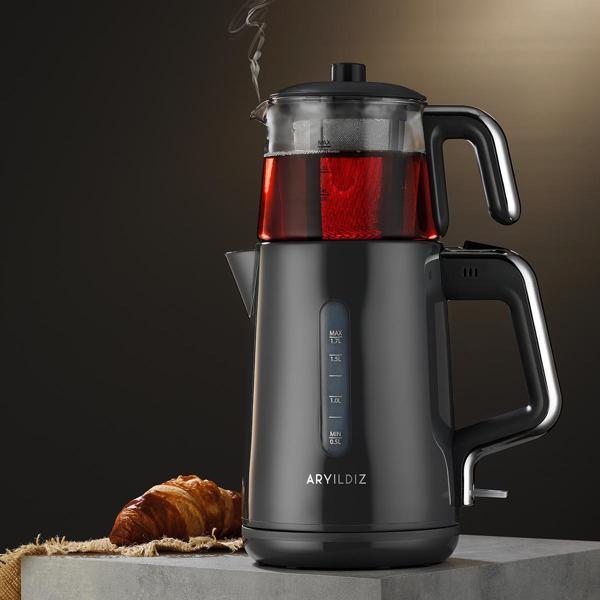 Aryıldız Tea Perfect Çay Makinesi Antrasit - Image 1
