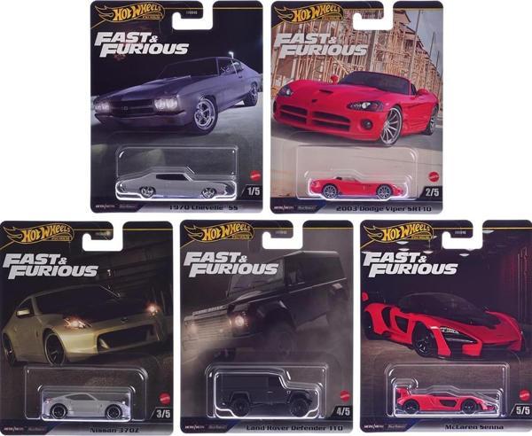 Hot Wheels Fast-Furious Premium Arabalar HNW46 Hotwheels PREMİUM ÖZEL SERİ JBL94 JBL85 JBL91 JBL98 JBL92 - Image 1