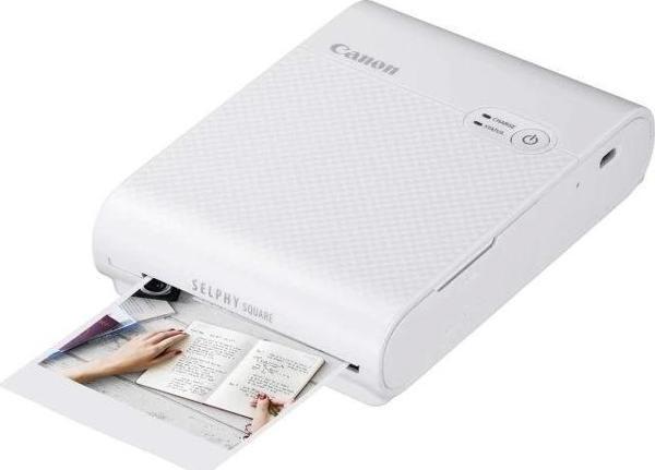 Canon SELPHY QX10 Taşınabilir Kare Fotoğraf Yazıcısı Beyaz Printer Only - Image 1