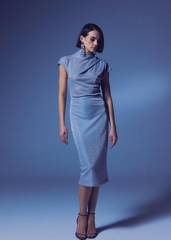 Parlak Kalem Etek - Gümüş - Image 1