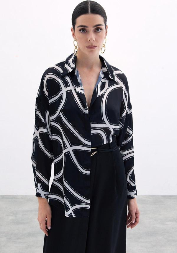 Salaş Gömlek - Siyah - Image 1