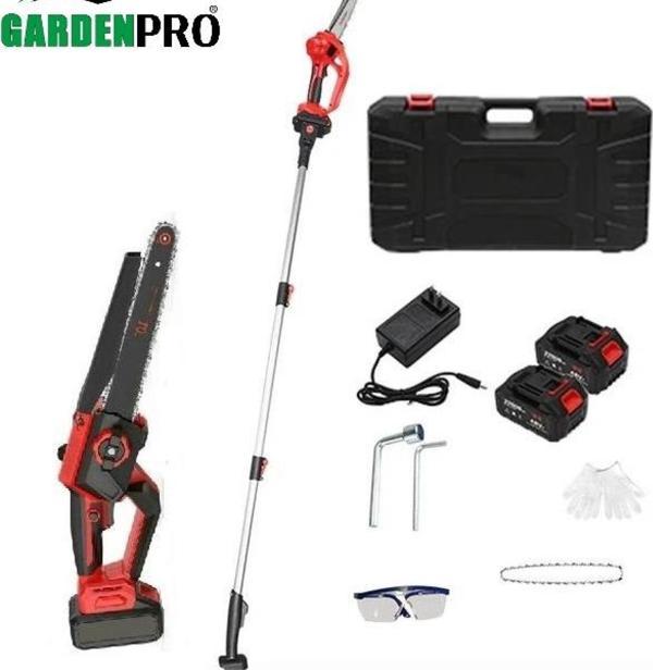 Gardenpro VST9C202 Lityum Akülü Uzatma Aparatlı Budama Testeresi - Image 1