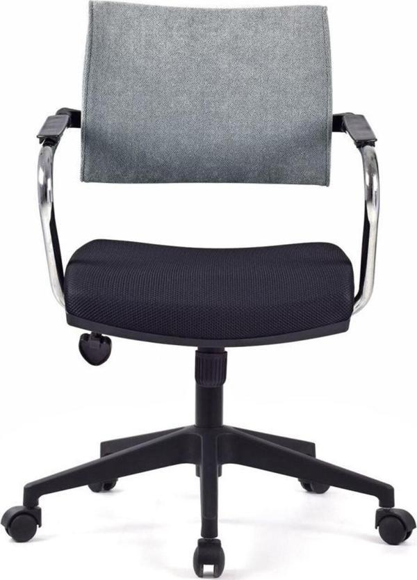 Dekormila Sahra Siyah-gri Pls Çalışma Koltuğu Ofis Koltuğu - Image 1