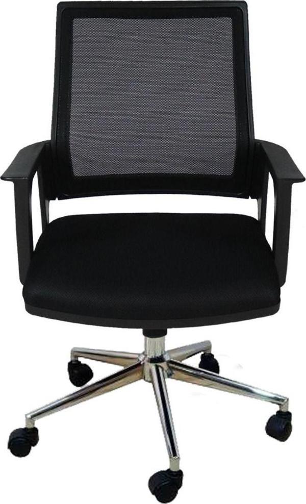 Dekormila Tuti Fileli Çalışma Koltuğu Ofis Koltuğu Büro Koltuğu Krom Ayak - Image 1