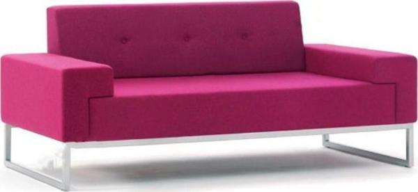 Dekormila Pink Ikili Ofis Kanepesi - Image 1