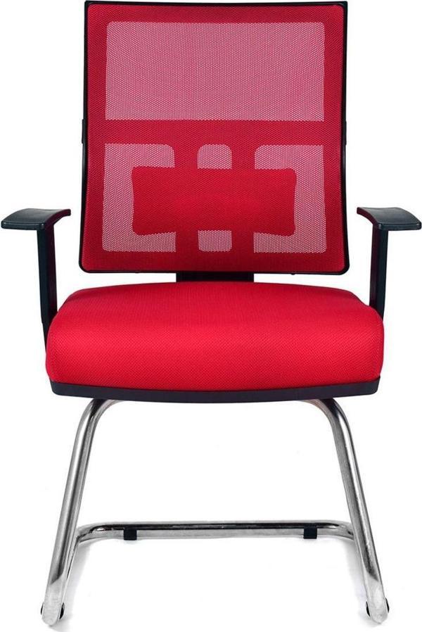 Dekormila Riva Kırmızı Misafir Koltuğu Ofis Koltuğu - Image 1