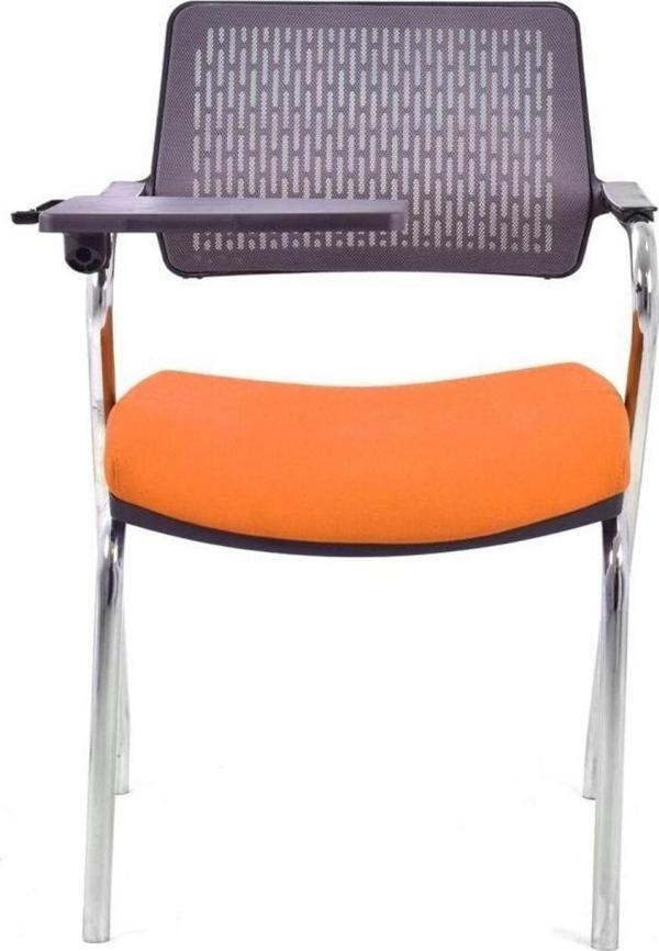 Dekormila Carmel Gri-turuncu Fileli Çalışma Koltuğu Ofis Koltuğu - Image 1