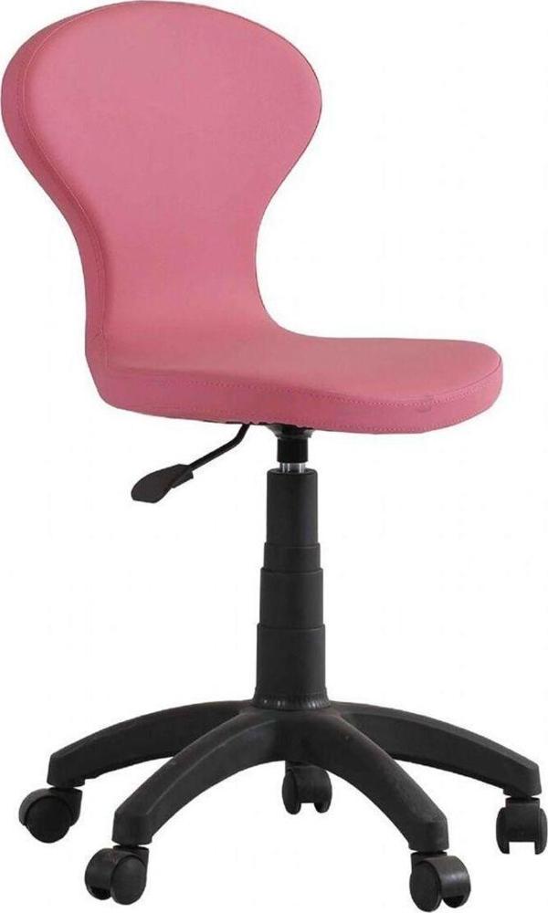 Dekormila Doll Pembe Deri Çalışma Koltuğu - Image 1