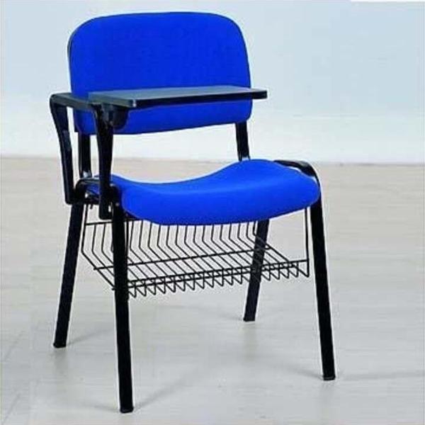 Dekormila Form Tek Kollu Yazı Tablalı Sepetli Konferans Koltuğu - Image 1
