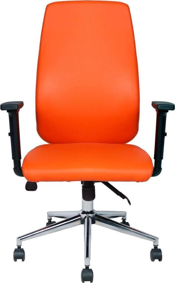 Dekormila Kahel Deri Çalışma Koltuğu Ofis Koltuğu - Image 1