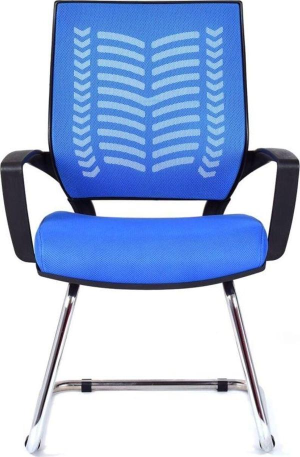Dekormila Valent Mavi Fileli Misafir Koltuğu Ofis Koltuğu - Image 1