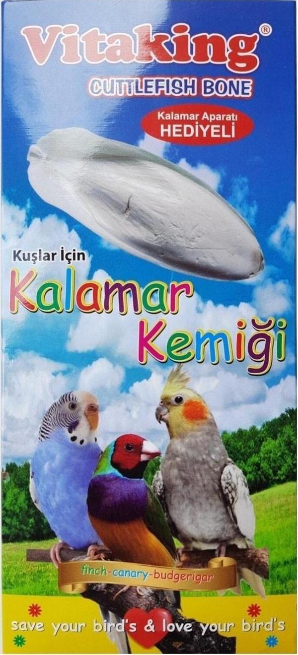 Vitaking Kalamar Kemiği  + Kafes Aparatı ( 2 Adet ) - Image 1