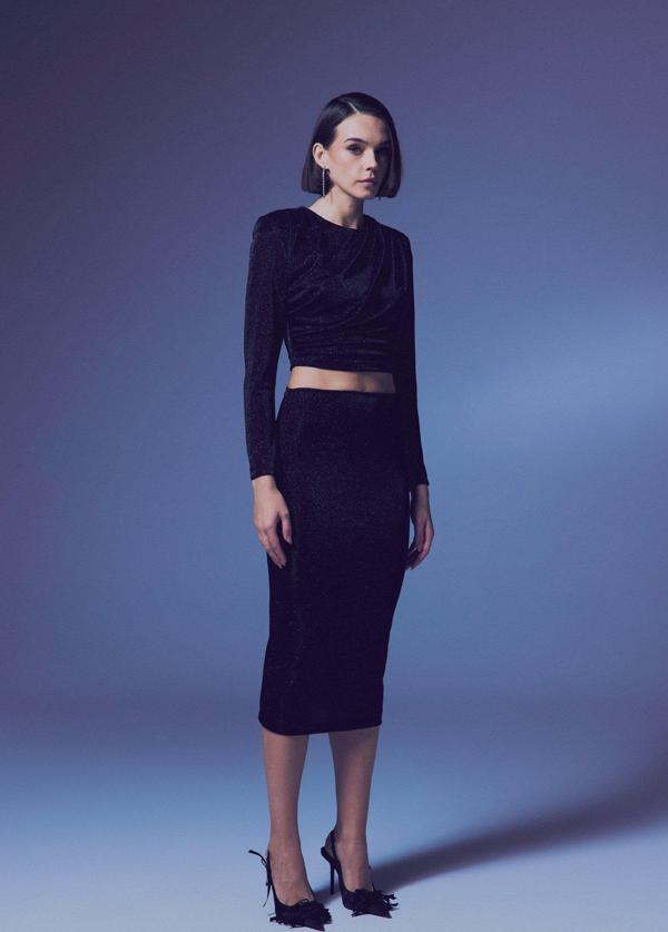 Parlak Kalem Etek - Siyah - Image 1