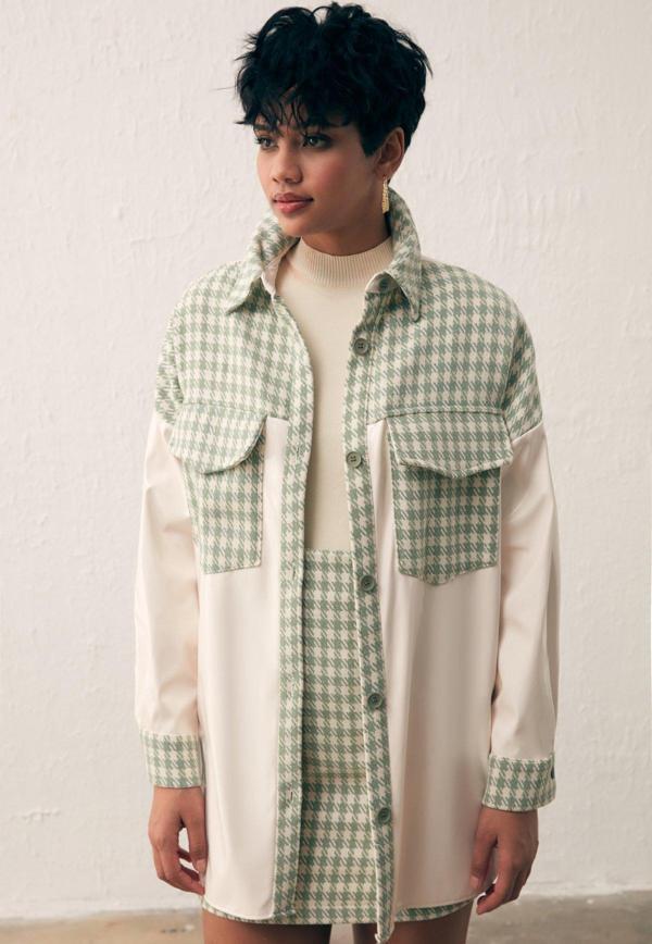 Rugan Kazayağı Gömlek - Çağla Yeşili - Image 1