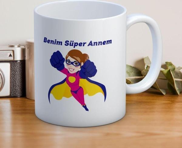 Benim Süper Annem Hediyelik Kupa Anneler Günü Tasarımlı - Image 1