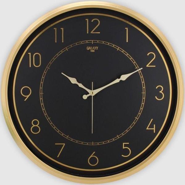 Galaxy Premium Serisi Sessiz Akar Latin Rakamlı Özel Eskitme Klasik Kadran 50 CM Duvar Saati - Image 1
