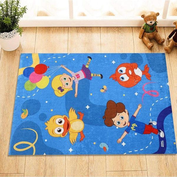 Sevimli Dostlar Oda Oyun Halısı Düşler Orjinal Lisanslı 120Cm - 180Cm - Image 1