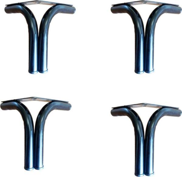 Holtech Robort Süpürgeye Uygun Metal Tasarım Mobilya Ayağı 13 Cm - ( 4 ' Lü Paket ) Holtech Lahey - Image 1