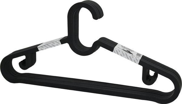 10PCS PLASTİK - ANTRASİT GRİ ELBİSE ASKISI-Findit - Image 1