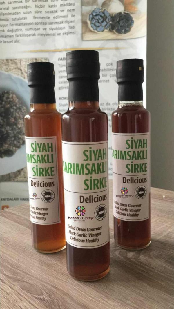 DOĞAL SİYAH SARIMSAKLI SİRKE 250 ML - Image 1