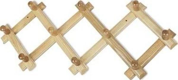 AHŞAP 10 KOLLU AKORDİYON DUVAR ASKISI-Findit - Image 1