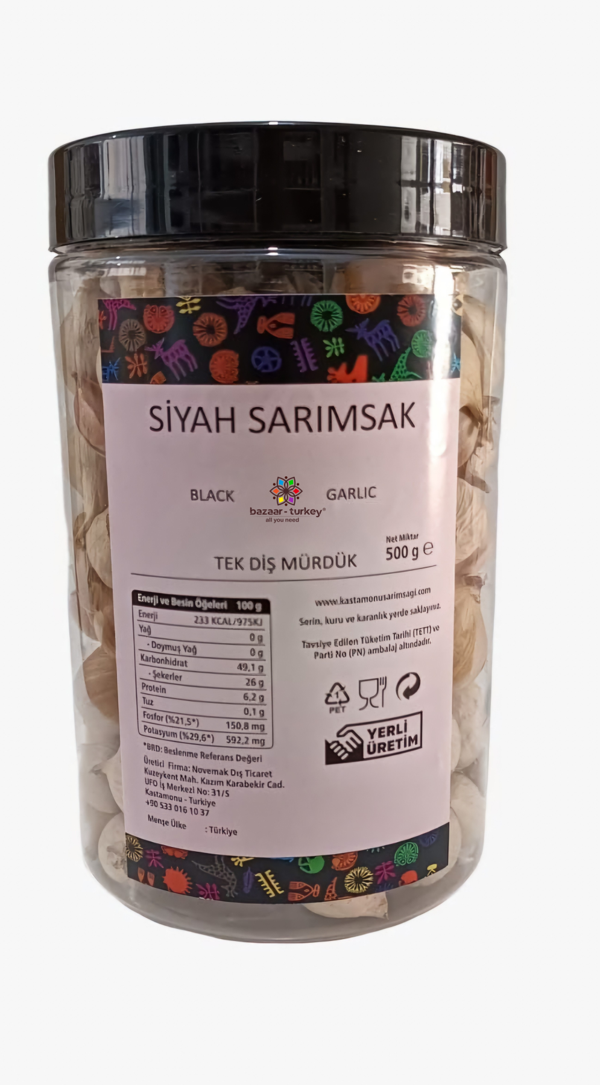 Siyah Sarımsak Tek Diş Mürdük 500g - Image 1