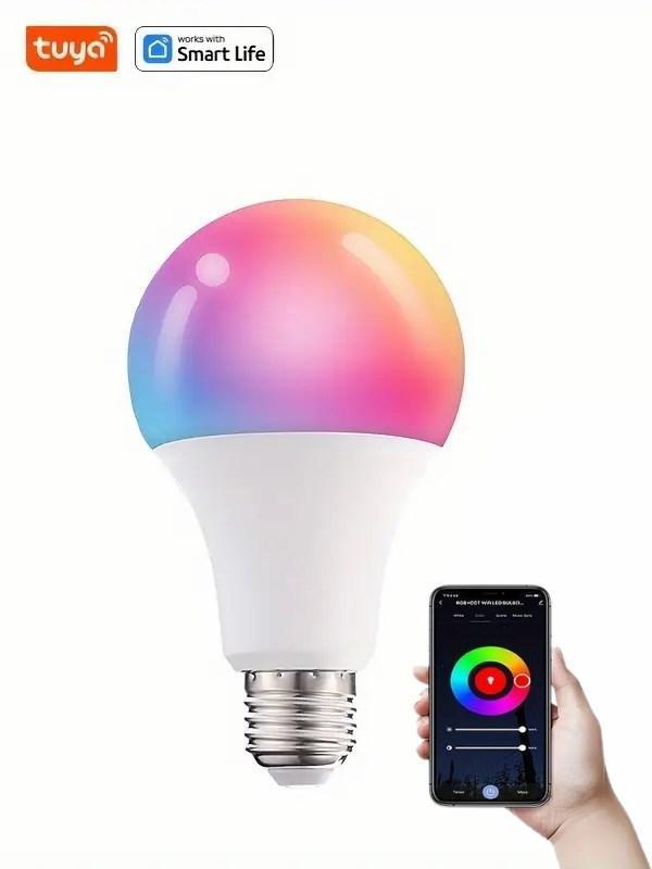  Akıllı RGB LED Ampul WİFİ özelikli özel uygulamalı ev dekoru 9W A+ enerji tasaruflu lamba - Image 1