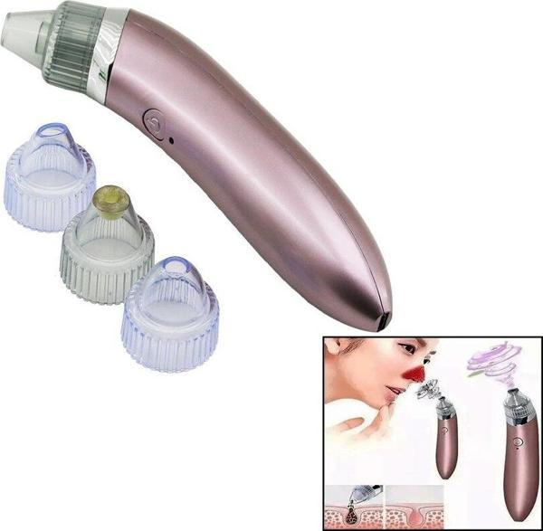 CİLT BAKIM ALETİ VAKUMAKNE GÖZENEK TEMİZLEME - SİVİLCE ÇIKARMAUSB ŞARJ- 4BAŞLIK-Findit - Image 1