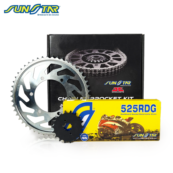 Sunstar Zincir Dişli Seti Yamaha Mt-10 / Sp (1000 Cc)  (2016-2020) / Zincir : Sunstar 525Rdg (Çelik)-114 / Dişli: Sunstar (16T) - Jt (43T) - Image 1